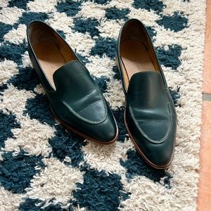 EVERLANE modern loafer in dark green